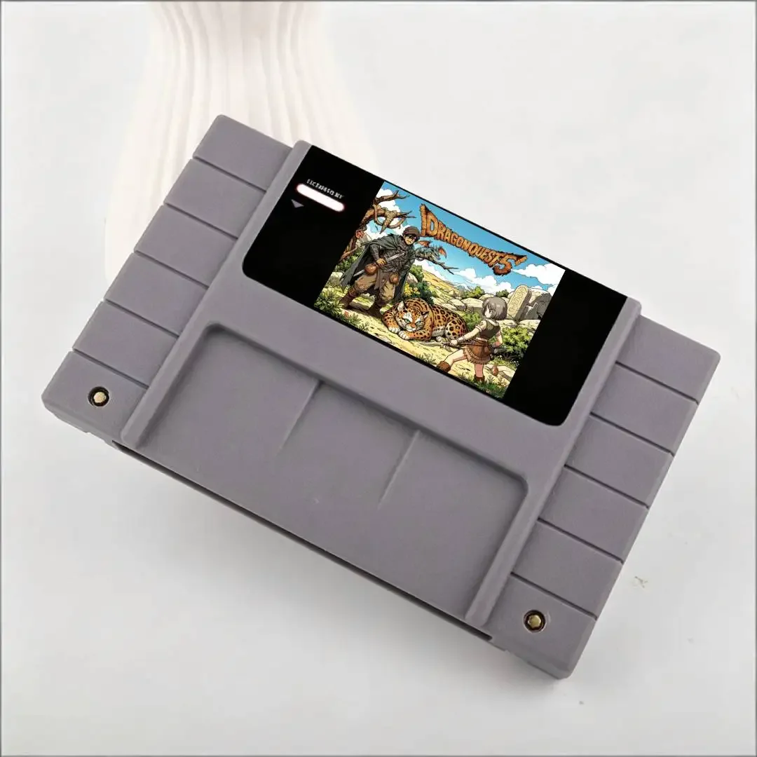 Игровая карта Vintage Link 09 Action Game Dragon Quest 3 4 5 Terranigma, 16-битный игровой картридж для консолей SNES PAL NTSC
