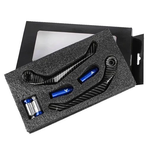 Imagen 2 del producto Empuñaduras de manillar de aleación de aluminio Cnc para motocicleta, Protector de palancas de embrague de freno para Yamaha Mt09 Mt07 Mt10 Mt03 Mt 09 07 03 10