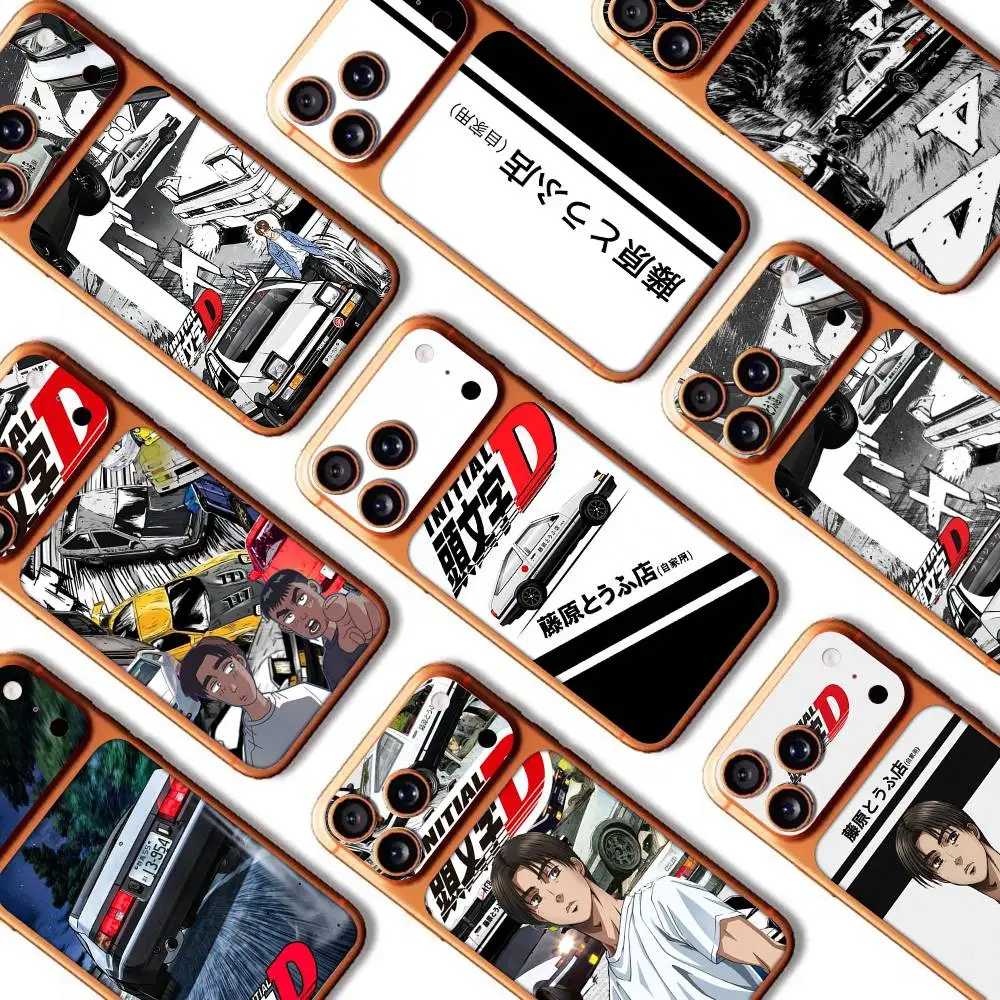 

Animation I-Initial D Japan For Apple IPhone 17 Pro 17 Pro Max Back Cover Decal Wrap Skin Colorful Rear Protective Sticker Film