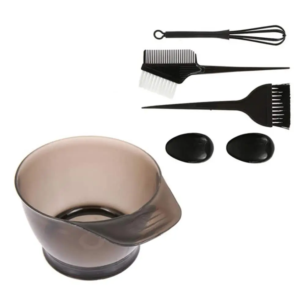 5Pcs Professional Hair Coloring Dyeing Brush Comb Ear Cover Mixing Bowl Tool Kit 2020