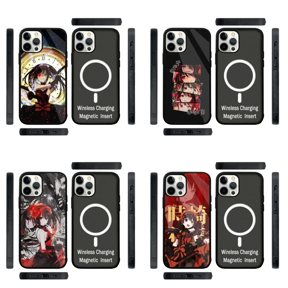 Kurumi Tokisaki Date A Live Phone Case Strong Magnetic For IPhone 15,14,13,Pro,Max,Plus,11,12,Mini For Magsafe Wireless Charging