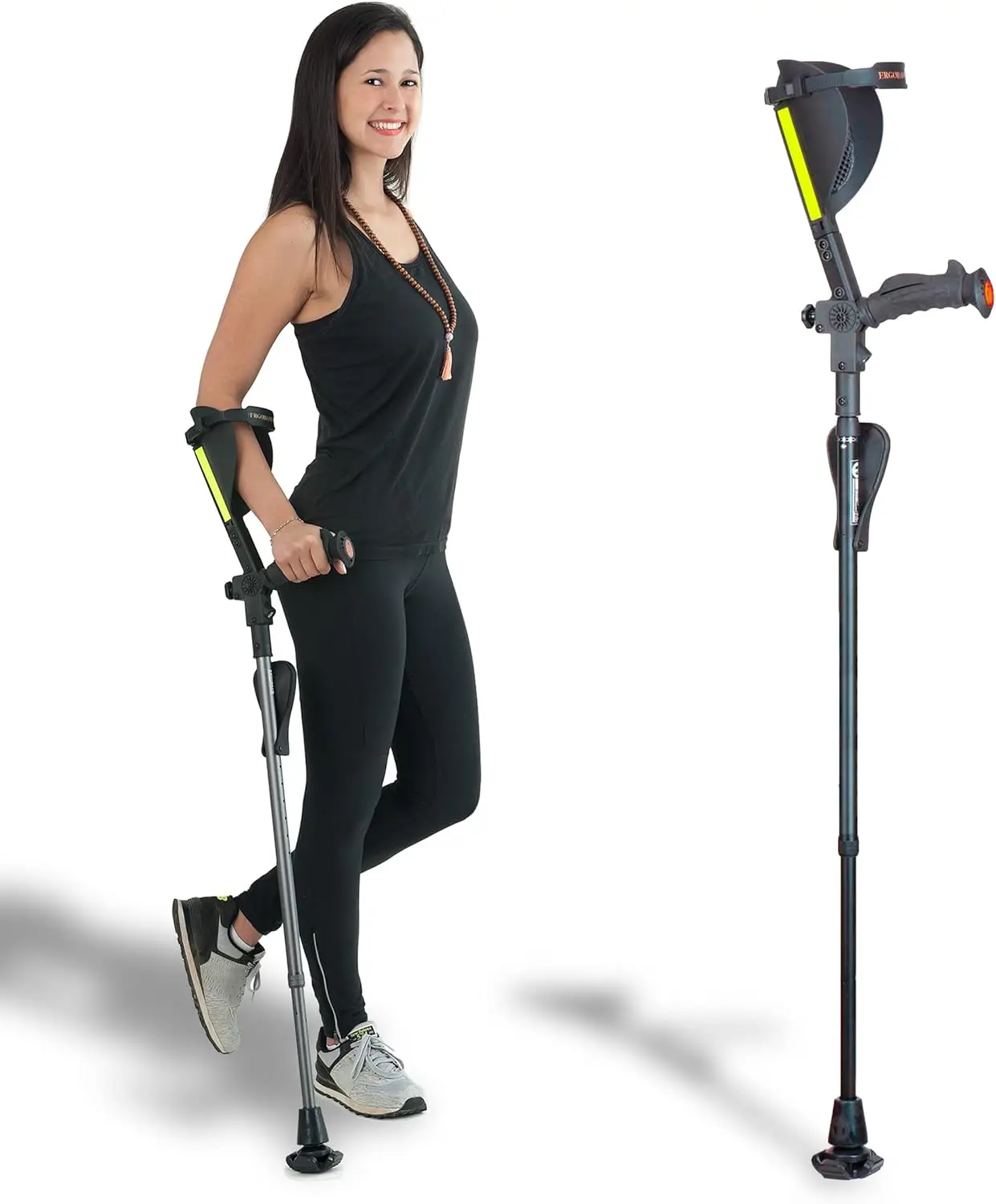 Generation Perfect Cane Ergonomic Crutch/Cane (Single Unit) Single Unit Ergobaum That Acts As a Extra Balance Stron