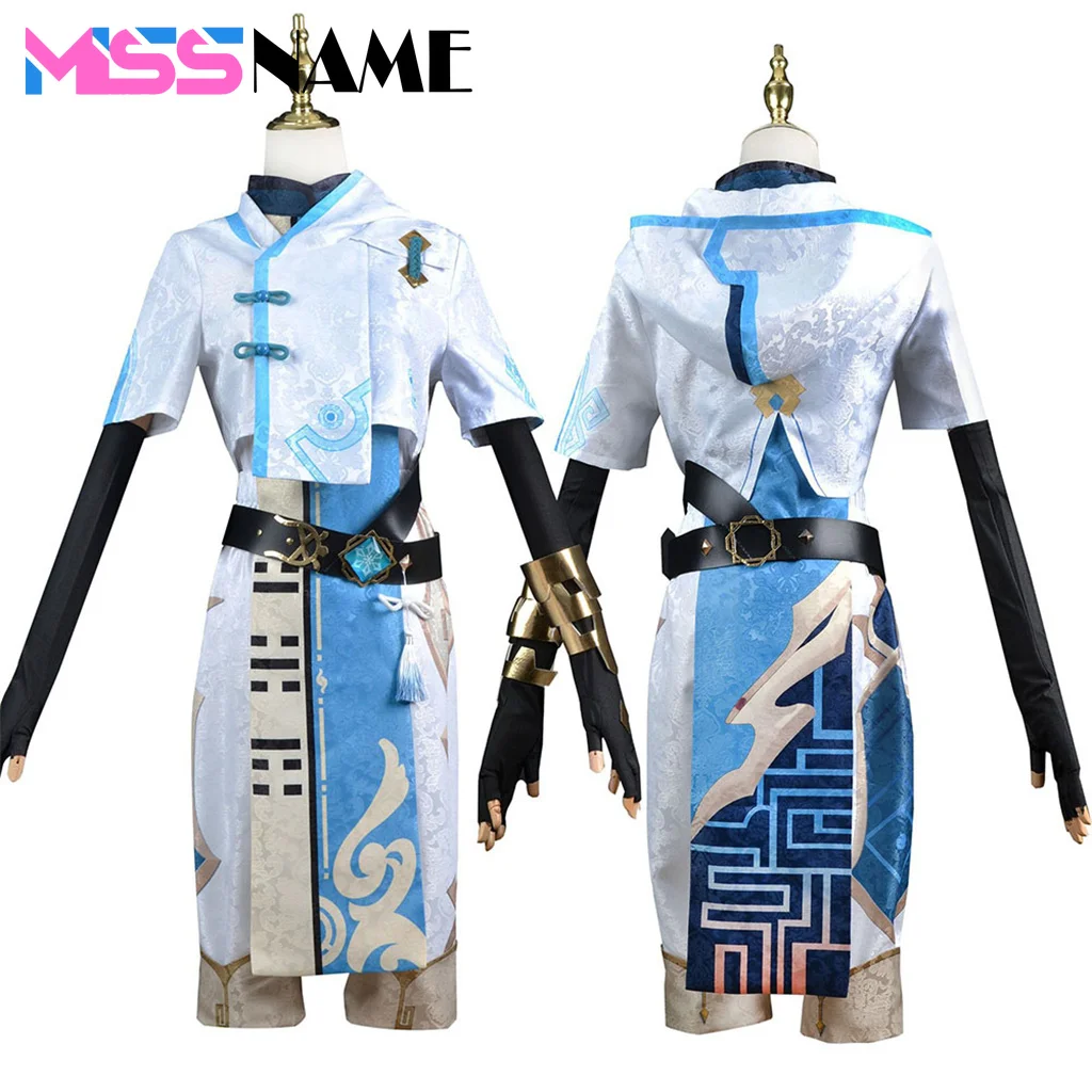 Chongyun Cosplay GenshinImpact Cosplay Costume Party Clothing Role Play Comic Con Wigs Coser Prop