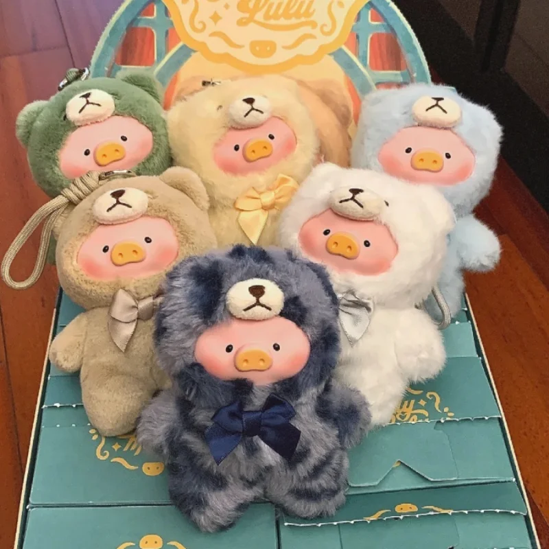 

Genuine Product Lu Lu Pig Retro Teddy Toy Store Series Blind Box Figurine Vinyl Face Plush Pendant Canned Pig Collectgift Figure