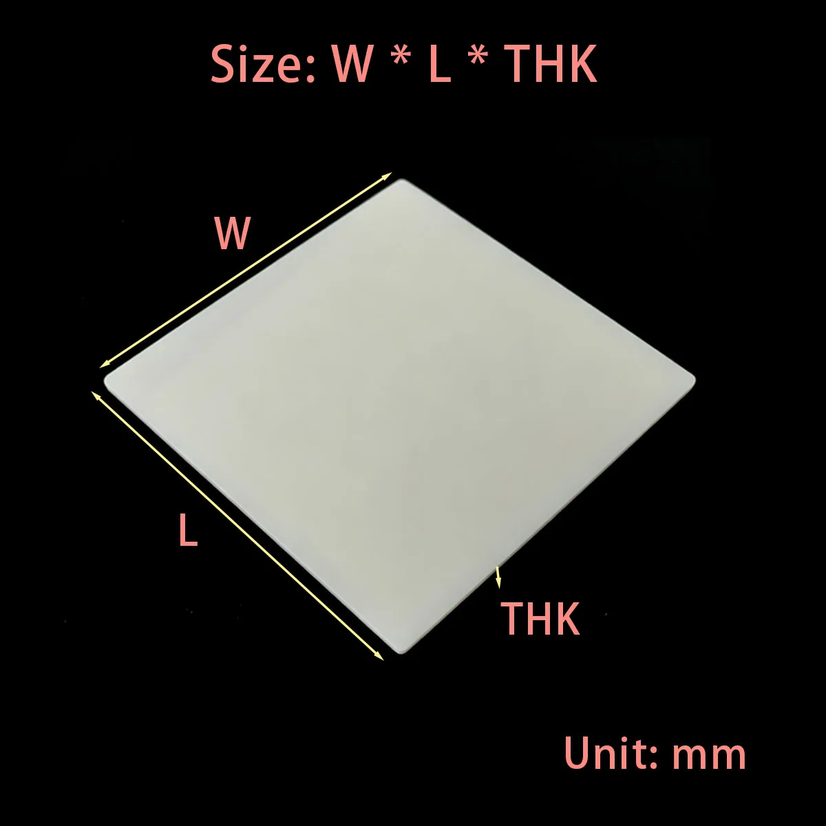 0.1/0.15/0.2/0.3-20mm Aluminum Nitride Ceramic Sheets, AlN High Thermal Conductivity Insulating Plates