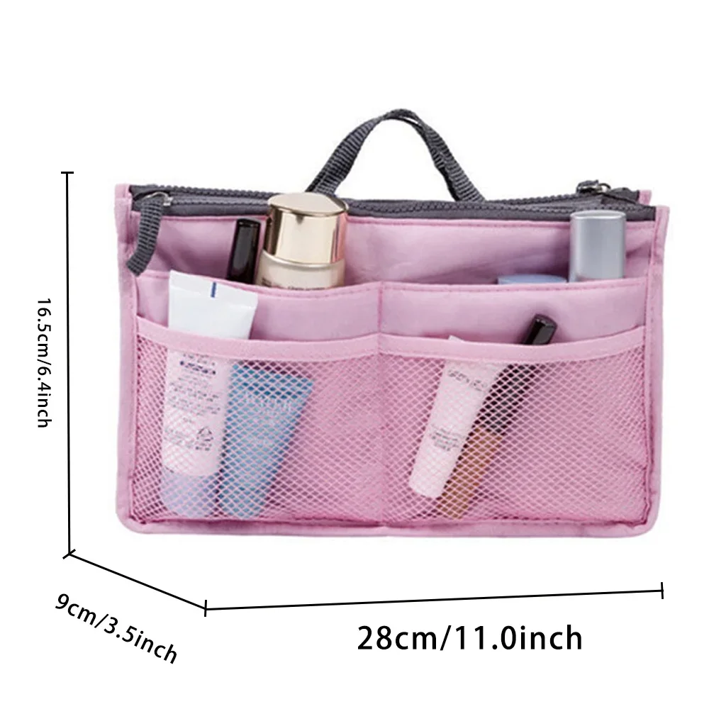 Organizer Insert Bag borse per la spesa da viaggio borse Large Liner Lady Makeup Storage Packs New Women Cosmetic Tote Packet Home/Car