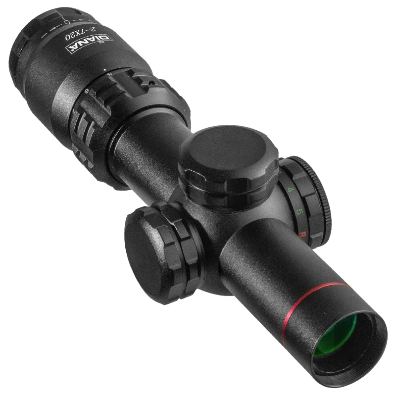 DIANA 2-7X20 Hunting Tactics Optical sight Green red dot light Air Rifle Scope Gear Spotting scope for rifle hunting Sniper