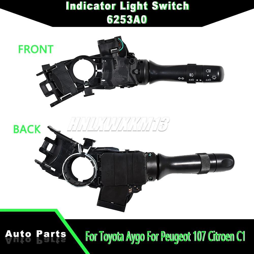 Indicator Light Switch For Toyota Aygo Turn Signal Light Switch Indicator Light Stalk Switch For Peugeot 107 Citroen C1 6253A0
