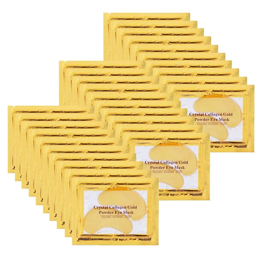 

30 Pairs Gold Under Eye Patches for Dark Circles & Puffiness, Collagen Eye Mask