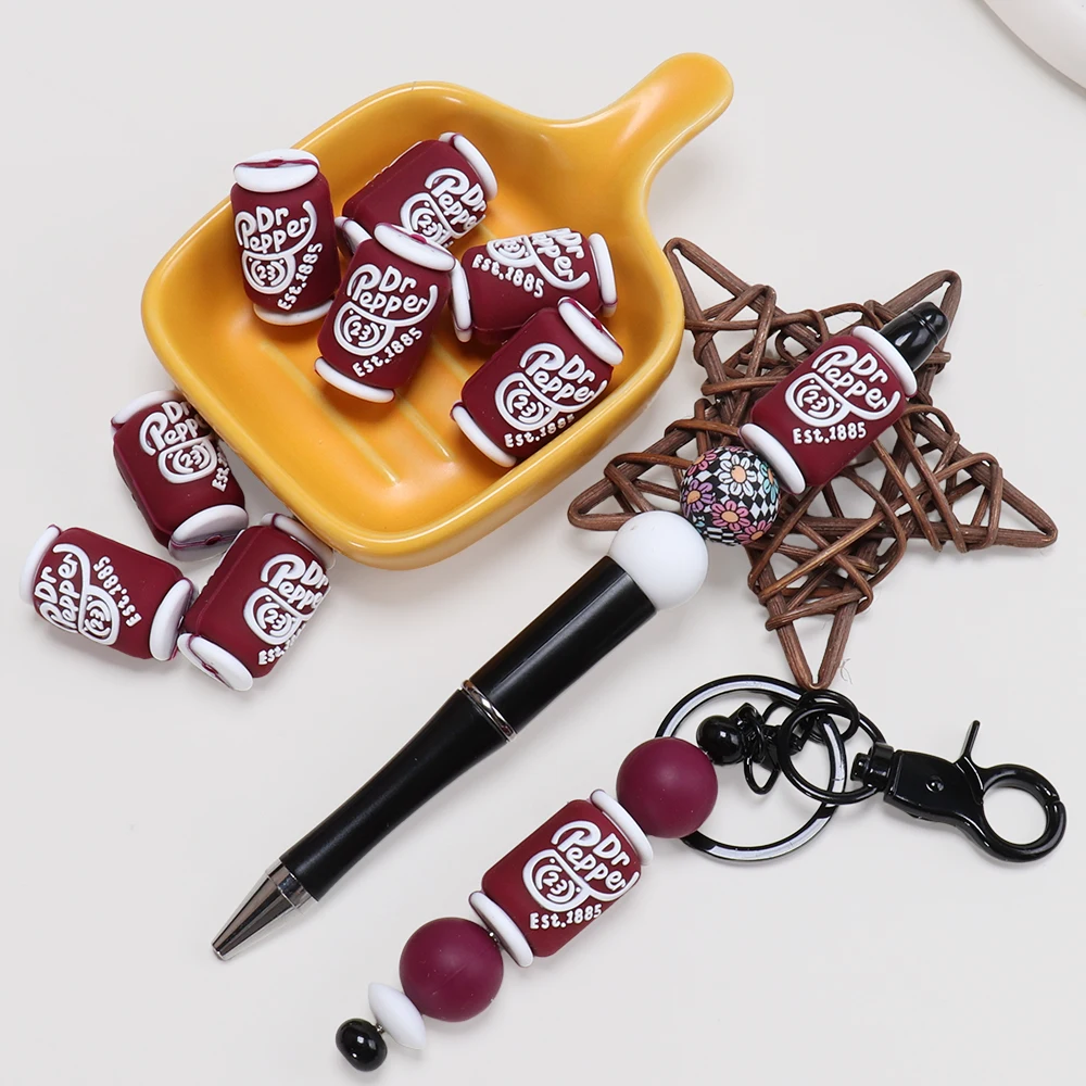 4 قطعة ثلاثية الأبعاد سيليكون البؤري الخرز ل سلاسل المفاتيح صنع القلم والحرف سحر مستلزمات صناعة المجوهرات الصداقة طقم سوار للفتيات #3