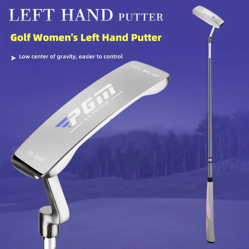 PGM-女性用スチール製滑り止めゴルフクラブ,putter,左手,エクササイズ,スポーツヘッド,ゴールドクラブ,tug027