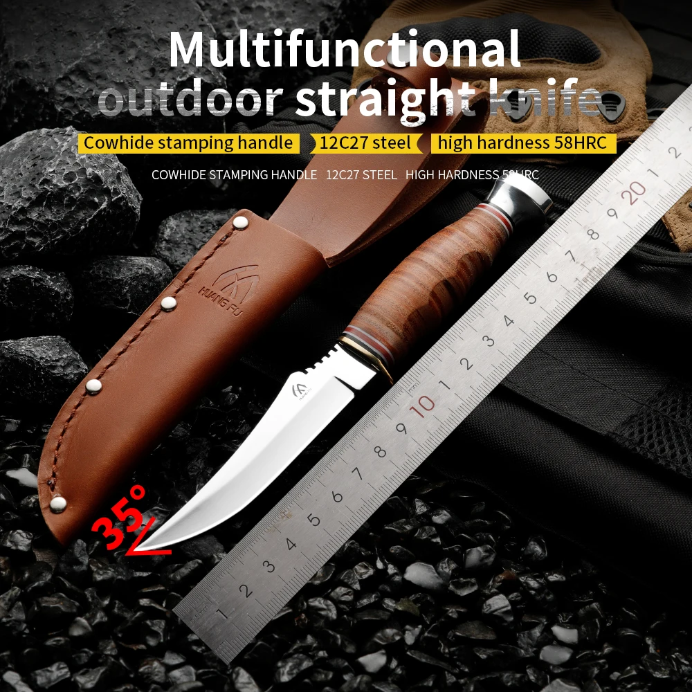 

High quality fixed blades, multifunctional outdoor tools, outdoor knives, preferred for camping and hiking, durable and portable