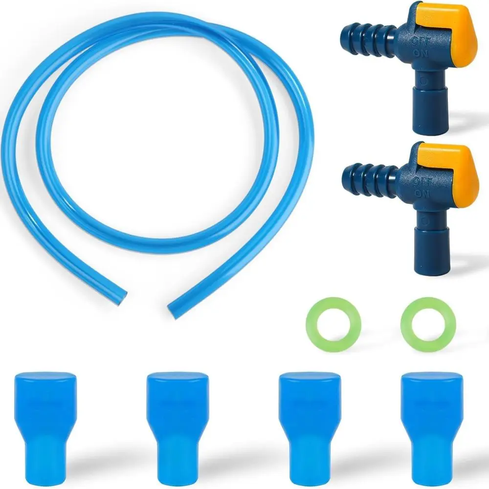 Adjustable Flow Bite Valve For Hydration Pack Replacement Silicone Mouthpiece Leak Proof Nozzle Cycling Hiking Gear