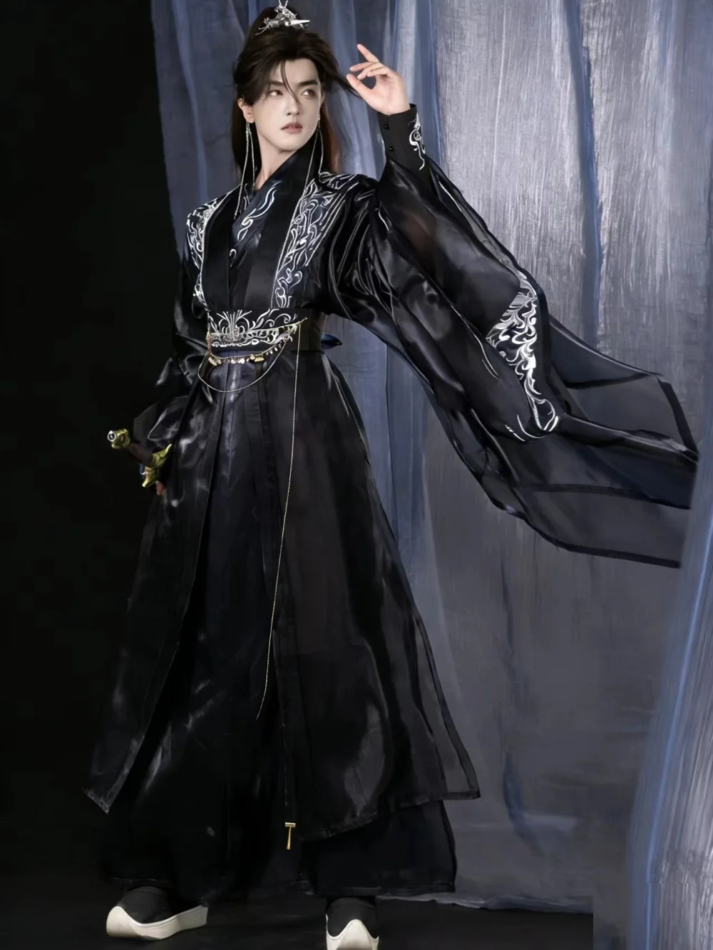 elegante-conjunto-hanfu-negro-bordado-para-hombre-primavera-verano-estilo-casual-para-viajes-manga-larga-cuello-con-boton