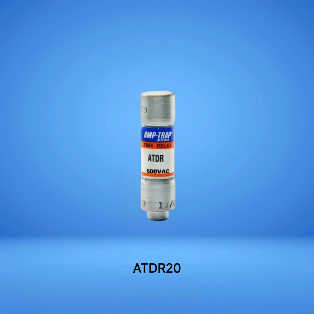 ATDR20 Class CC Time-Delay Current Limiting Cartridge Fuse 20A 600VAC Motor PLC Circuit Protection 1Pcs OEM