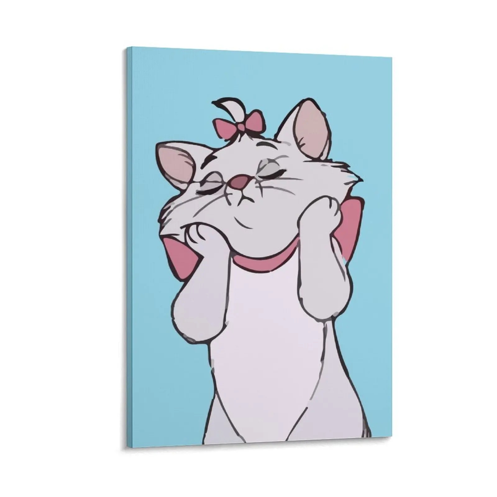 Marie - The Aristocats Canvas Painting decorative wall canvases decorative frames wall room room decoration