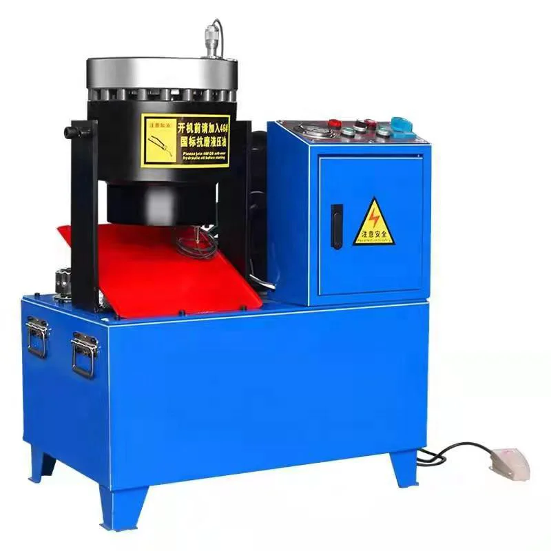 Multi Function Hydraulic Steel Pipe Swaging Machine For Scaffold Tube Reducing Greenhouse Pipe Shrinking Automatic Dual Purpose
