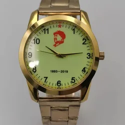 Luxury Watch for Men Quartz Wristwatch Luminous Dial Clock Male Vintage Gold Case Orologio Business Man Casual Glow Reloj