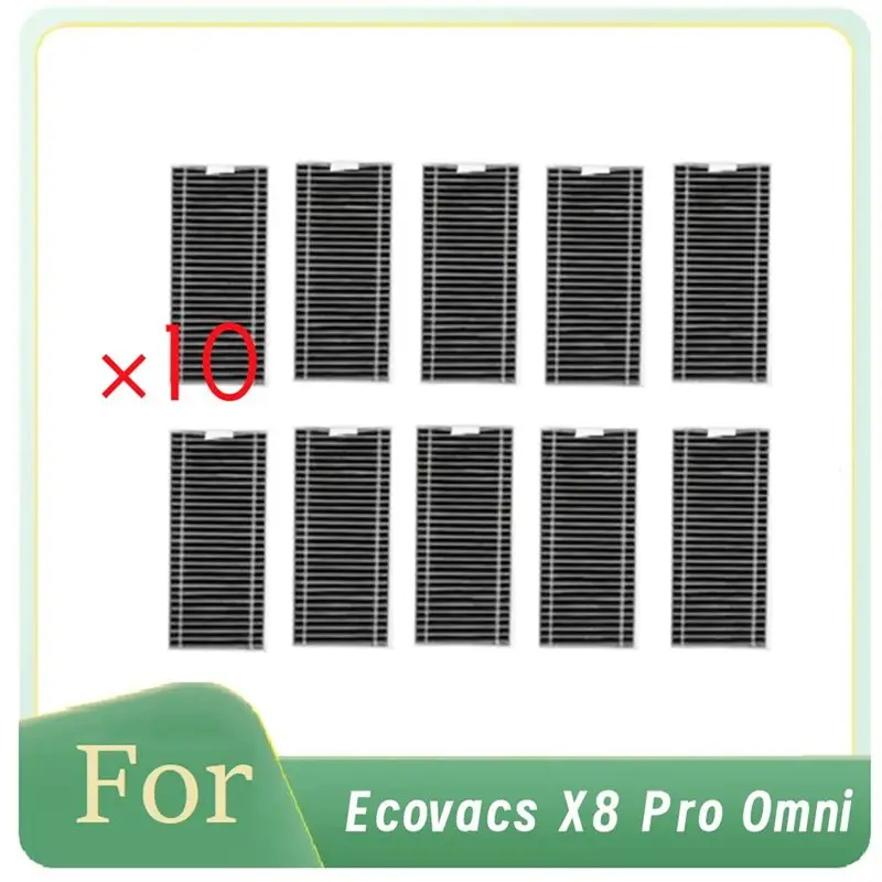 A60T Effortless 10 шт. фильтров для Forecovacs X8 Pro Omni: аксессуары и запчасти для пылесоса, долговечные сменные комплектующие