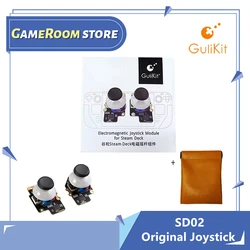 GuliKit SD02 Joystick No Drifting Electromagnetic for Steam Deck Joystick Replacement Repair Hall Effect Sensor Analog Stick