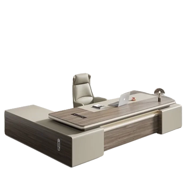 Corner Modern Office Desk Storage Large Luxury Writing Laptop Office Desk Computer Study Drawers Table De Bureau Furniture