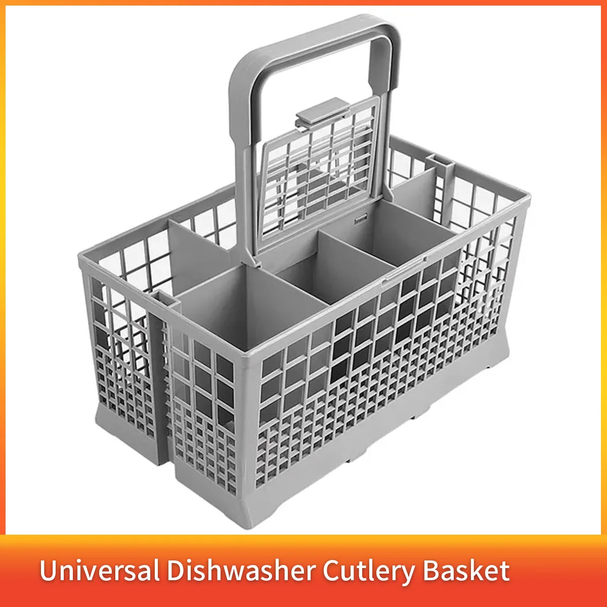 Panier multifonctionnel universel pour lave-vaisselle, panier de rangement pour couteaux et fourchettes, support pliable pour couverts, pièce de rechange pour lave-vaisselle