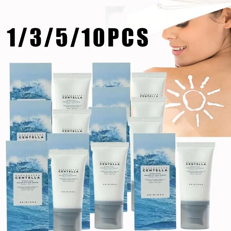

1/3/5/10PCS SKIN1004 Hyaluronic Acid Centella Ashesia Sunscreen Cream Refreshing Water Feeling Sunscreen Plus Isolation 50ml