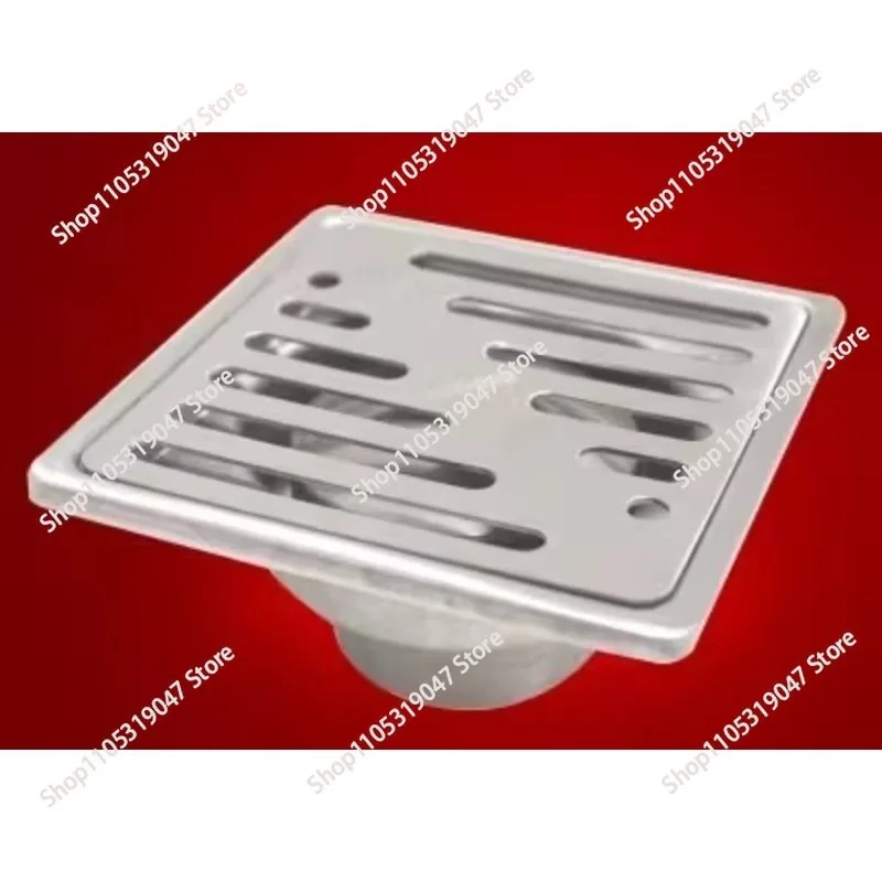 Stainless Steel Anti-Odor Shower Floor Drain - Large Caliber for Bathroom & Balcony