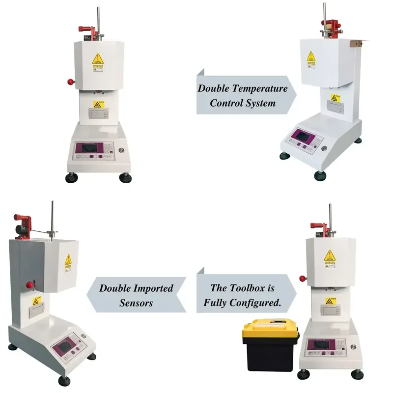 Factory Direct Digital Melt Flow Index Tester for Plastic Keystroke Type MFI Testing Equipment