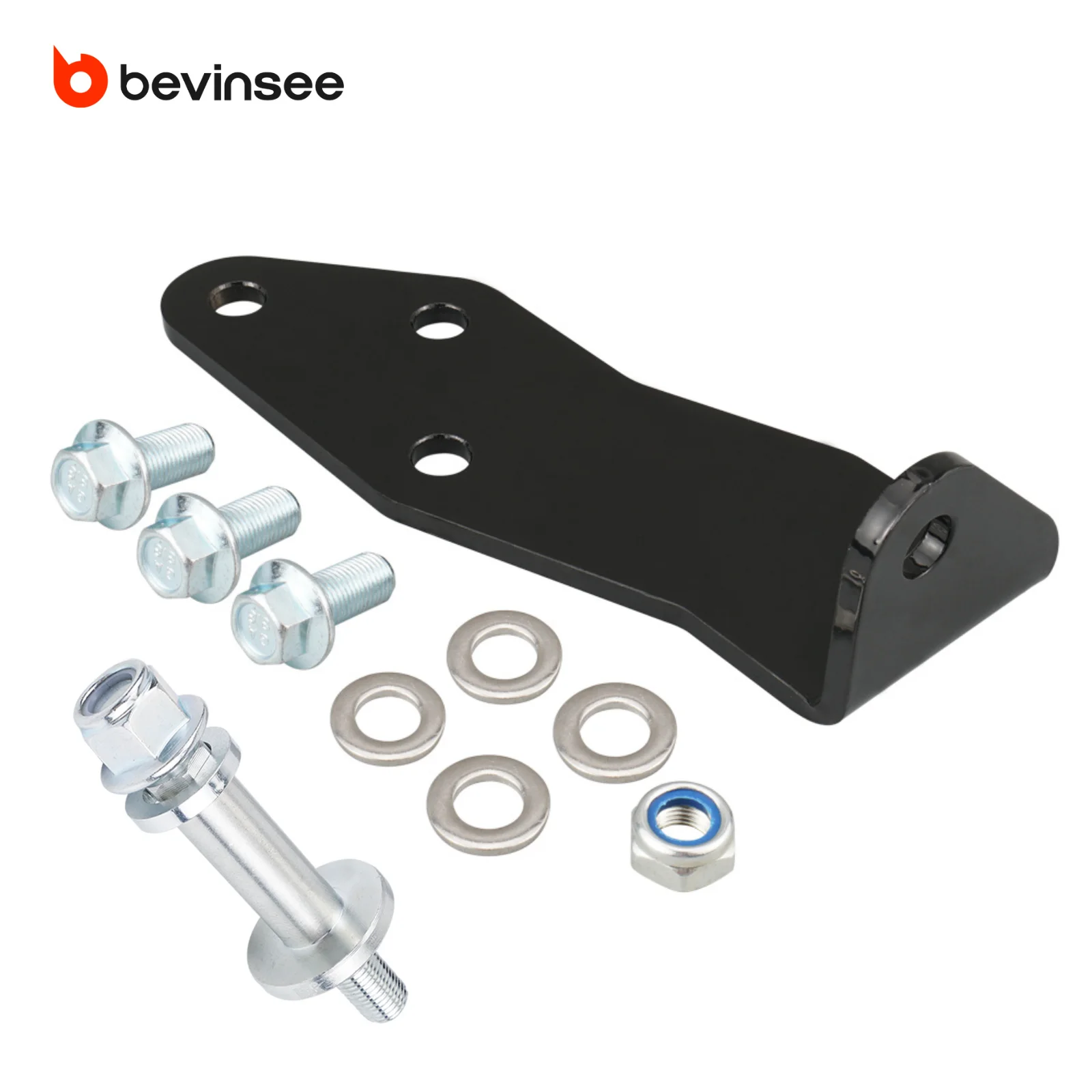 BEVINSEE Transmission Torque Mount Bracket Kit for Honda Acura B Series B16 B18 Civic EG EK, Low Profile 5-Speed Manual