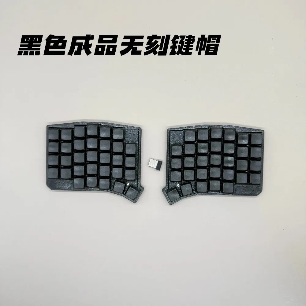 

WSOFLE Low Profile Split Keyboard Support VIAL Mechanical Keyboard Kit 2.4G Wireless Hot Swap Ergonomics PC Accessories Gift