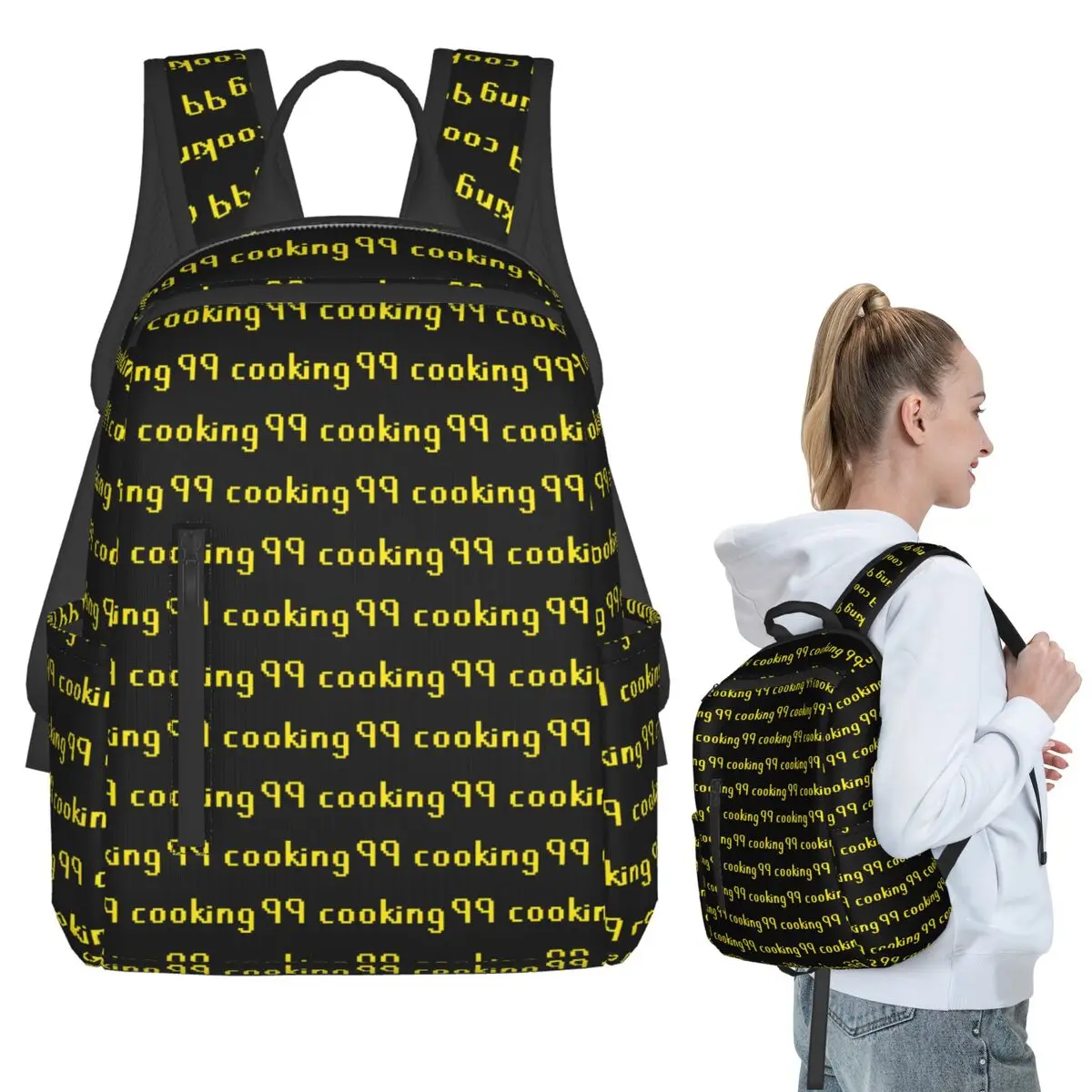 

99 Cooking Runescape Backpack Student BookBag Kids School Bag Computer Shoulder Bags Boys Girls