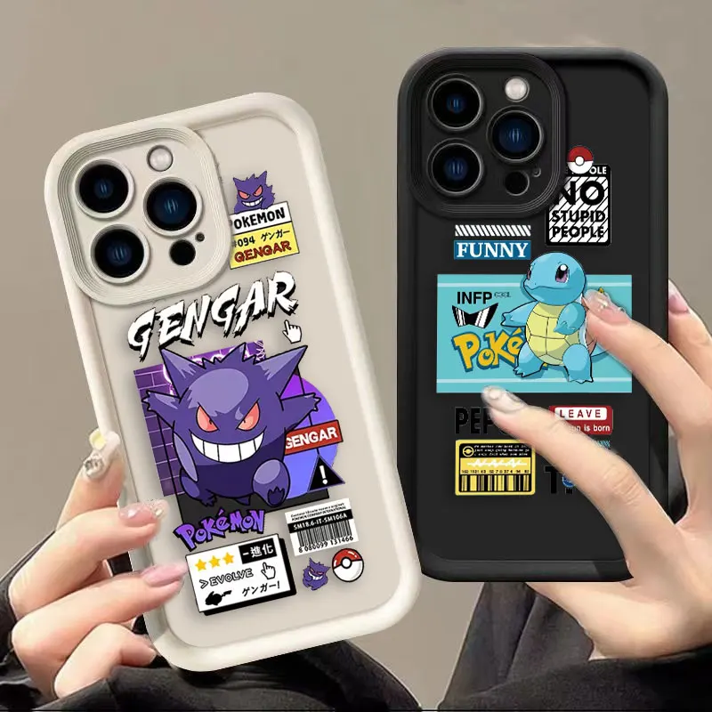 Creative Smile P-Pokemon P-Pikachu Luxtury Phone Case For HONOR Y7A Y9 50 20 X95 X9 90 8X MAGIC 5 NOVA 9 Y70 Y70S SE PRO Case