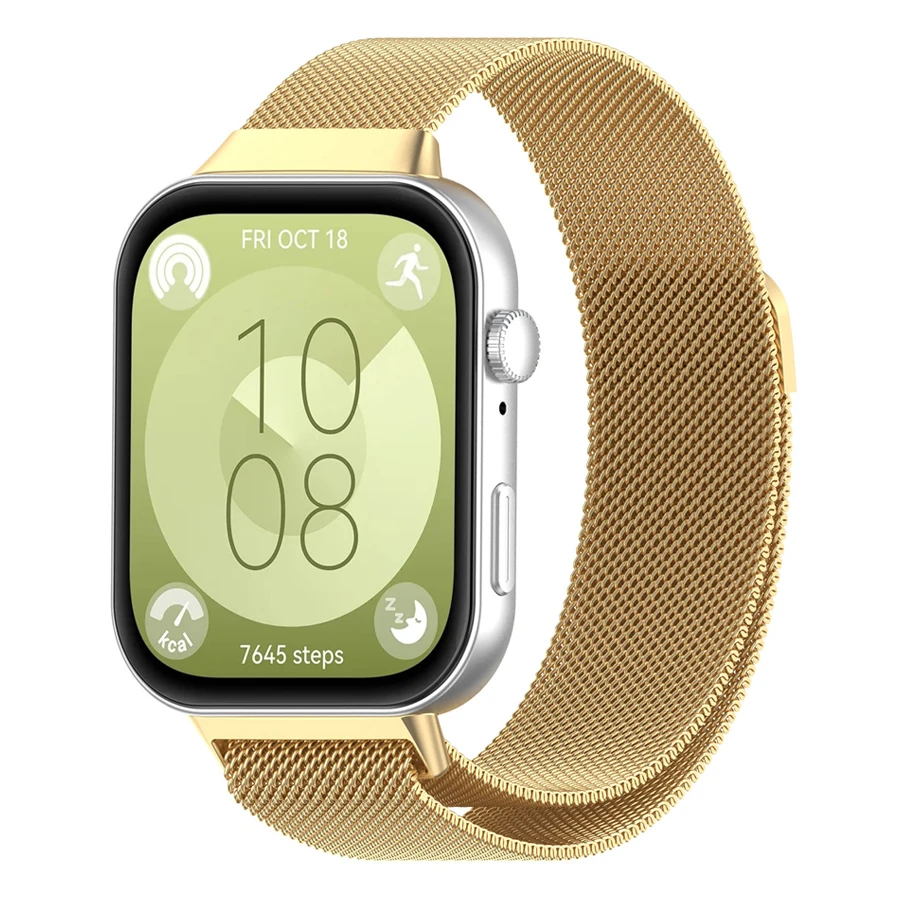 Magnetische Milanese band voor Huawei Watch Fit 3/4/4Pro/5/5Pro armband polsband voor Huawei Fit 3 4 5 Pro roestvrijstalen band