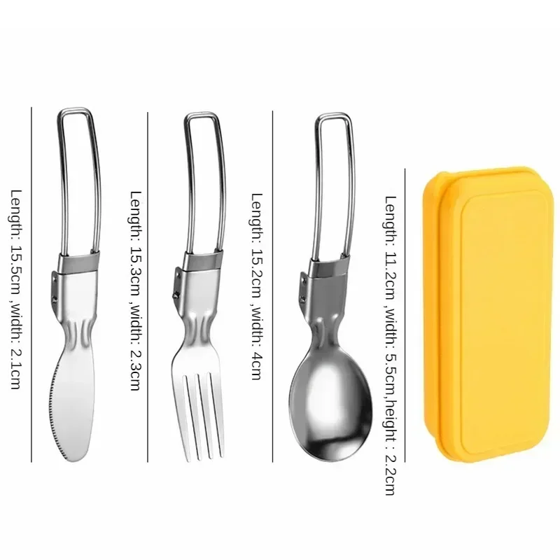 Mini Portable Outdoor Spoon Fork 2