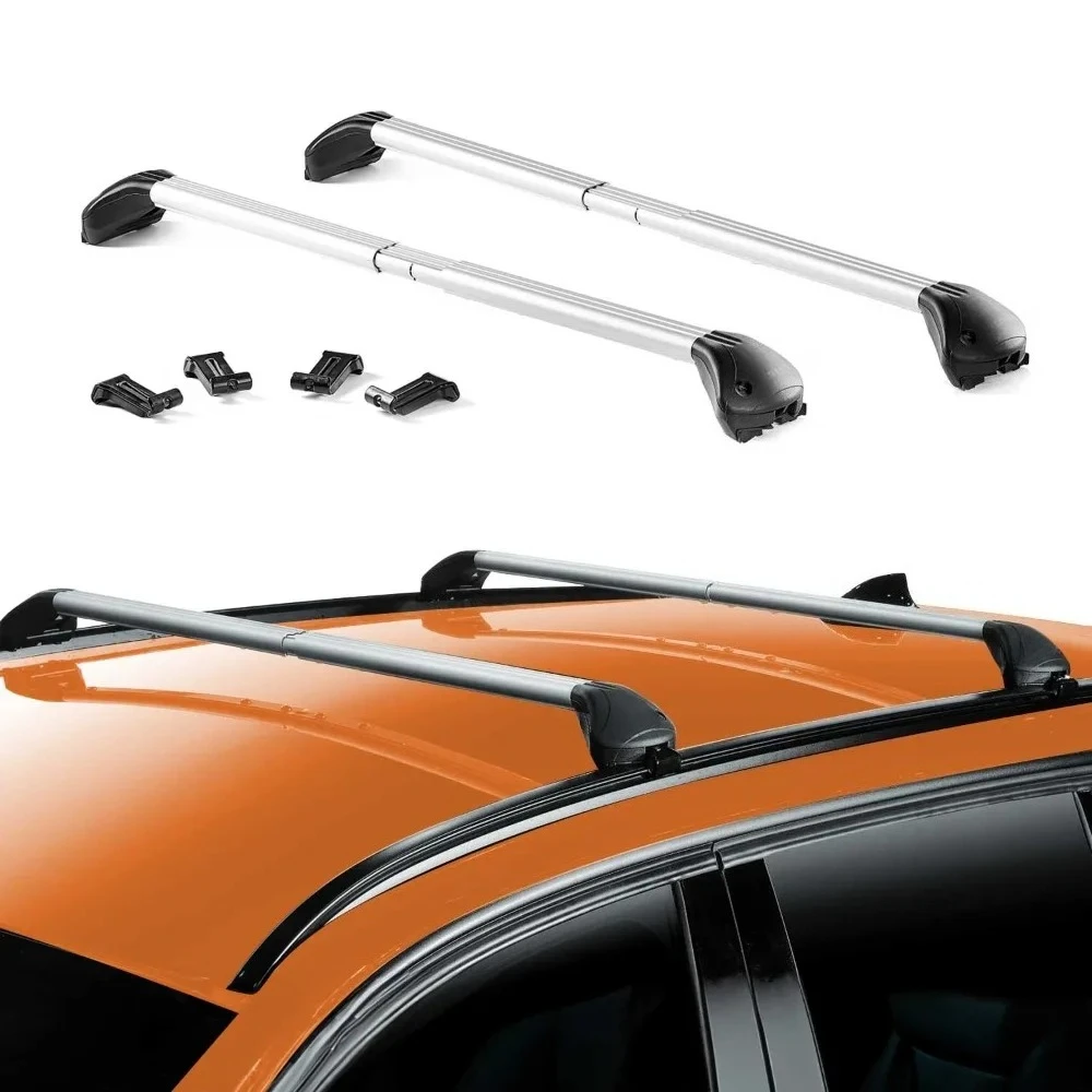 Roof Rack Cross Bars for Nissan Armada 2025 - Aluminum Silver Luggage Carrier