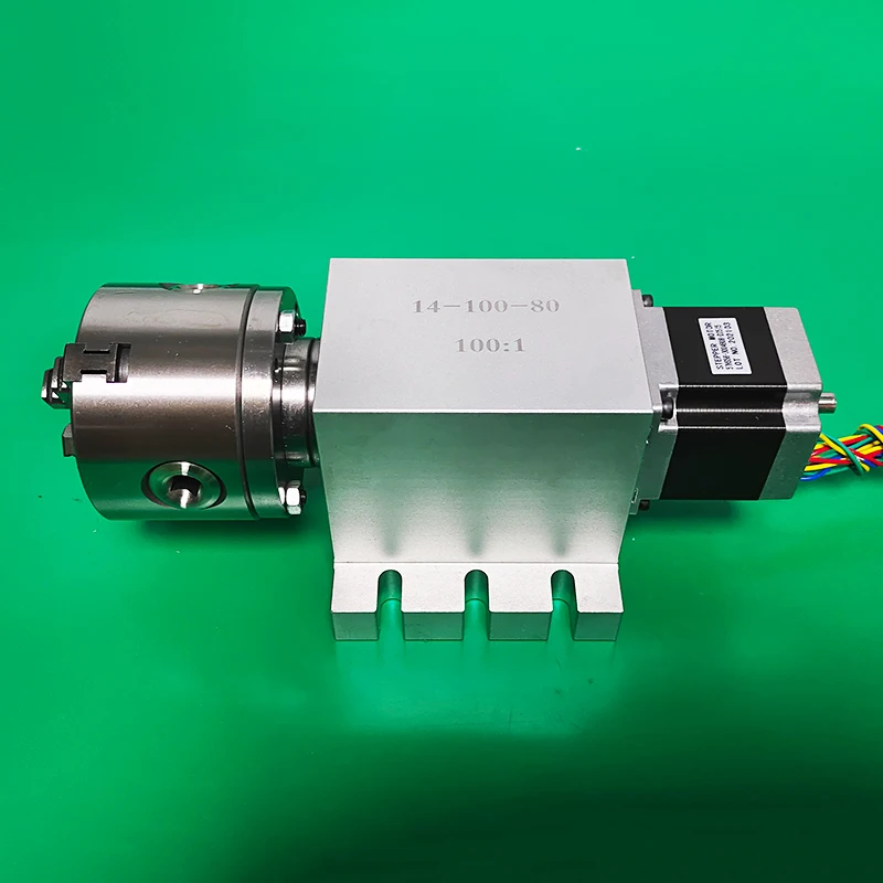 المحور الرابع التوافقي لتقوم بها بنفسك محور دوار 57 موتور 100 مللي متر تشاك 4 مخالب 14-100-100B لتقوم بها بنفسك جهاز التوجيه باستخدام الحاسب الآلي آلة قطع النقش الخشب