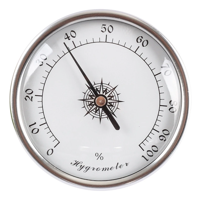 Household Round Barometer Temperature Humidity Meter Mechanical for Home Wall Room Incubator for Cabinet