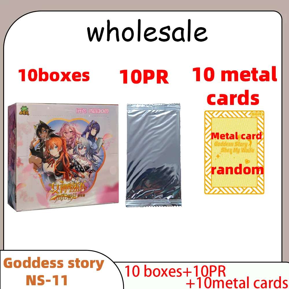 

Wholesale Goddess Story NS-10 NS-11 Collection Cards Booster Boxes Tcg Card Anine Goddess Game Card Child Table Toys For Gift
