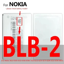 BLC-2 BLB-2 BLD-3 BL-4C BL-5C Batteria Per Nokia 1200 2100 3200 3300 6220 6610 7250 3310 3330 3410 3510 5510 3530 3335 BLD 3