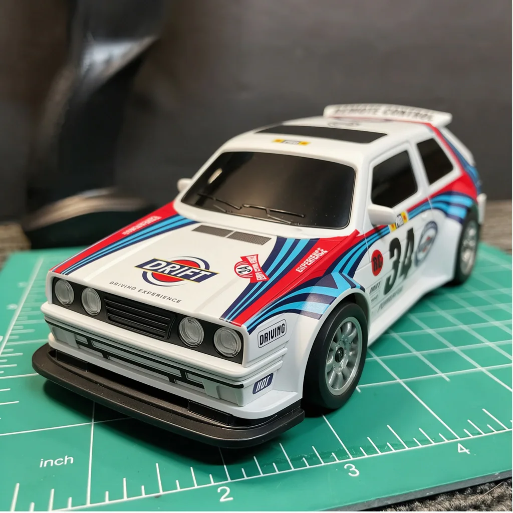 1/43 Mini Drift RC Cars 4×4 GT Style High Torque Front Rear LED Headlight 2.4Ghz Remote Control Vehicle Racing Toy For Boys Gift
