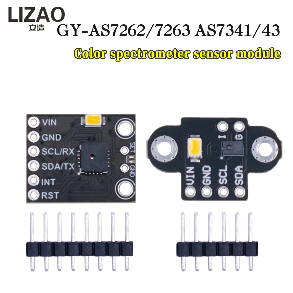 GY-AS7262 AS7263 AS7341 Visible infrared color spectrometer sensor module