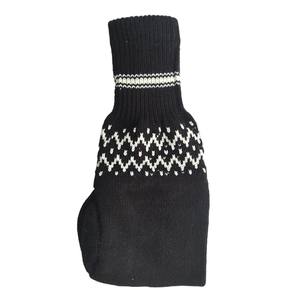 Multifunctional Comfortable Elastic Winter Beer Striped Mitten Practical Fashionable Cold Drink Gloves for Outdoors