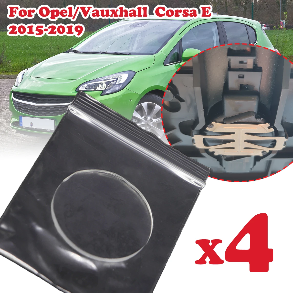 

4X Rain Light Sensor Gel Pad Adhesive Film Cushion Windscreen For Opel/Vauxhall Corsa E 2015-2019 Repair Kit Multi-Purpose Tape