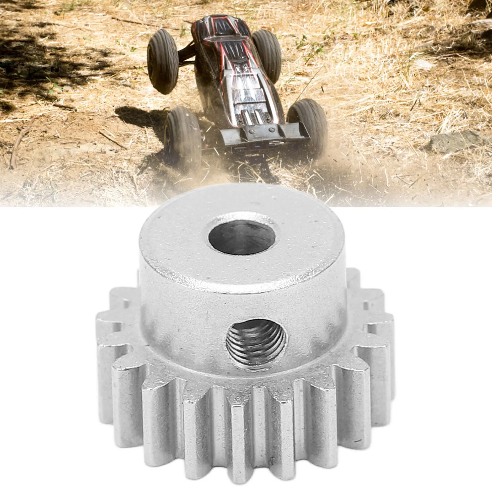 

Metal Steel Motor Gear 19T Motor Gear for WLtoys 124016 124017 144010 Remote Control Car