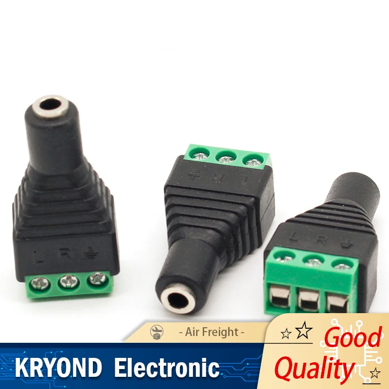 3PCS 3.5Mm Video Av…