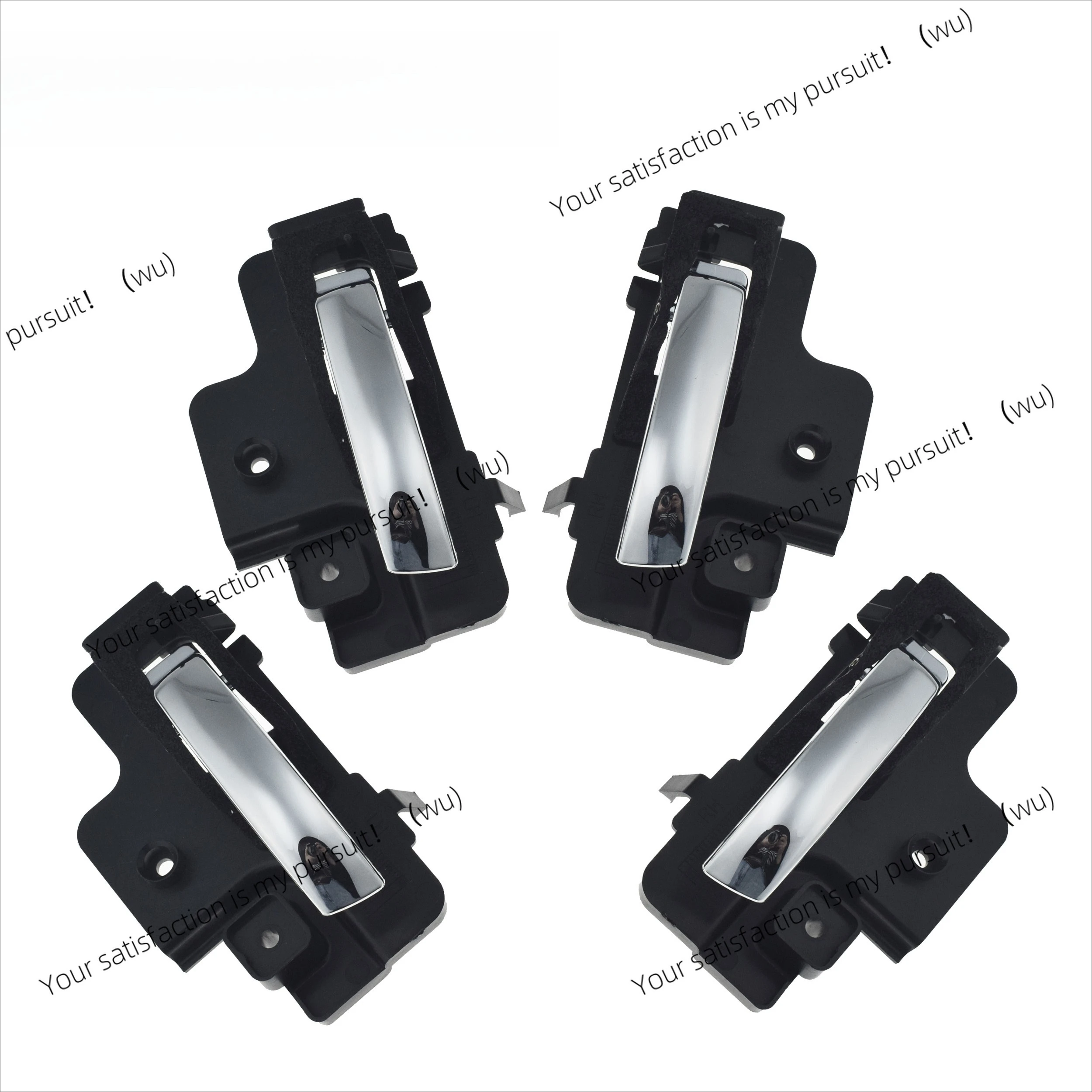 1/2/4 Pcs Chrome Inside Door Handle Left or Right For Dodge Caliber 2007 2008 2009 2010 2011 2012, Jeep Compass 1.8L 2.0L 2.4L