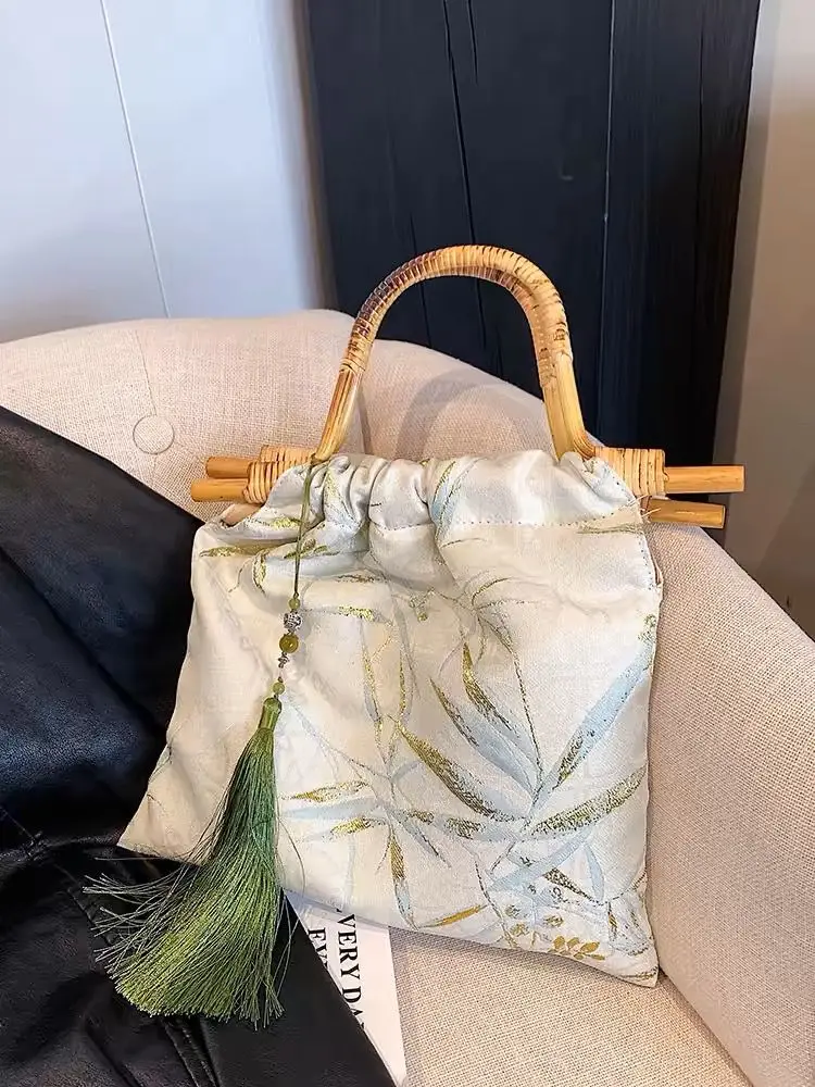 Personalized Mother Gift Bag Flowers Wedding Bags Women Teacher Gift Bag Bags Vintage Lock Top Handle Women's Handbags Purses