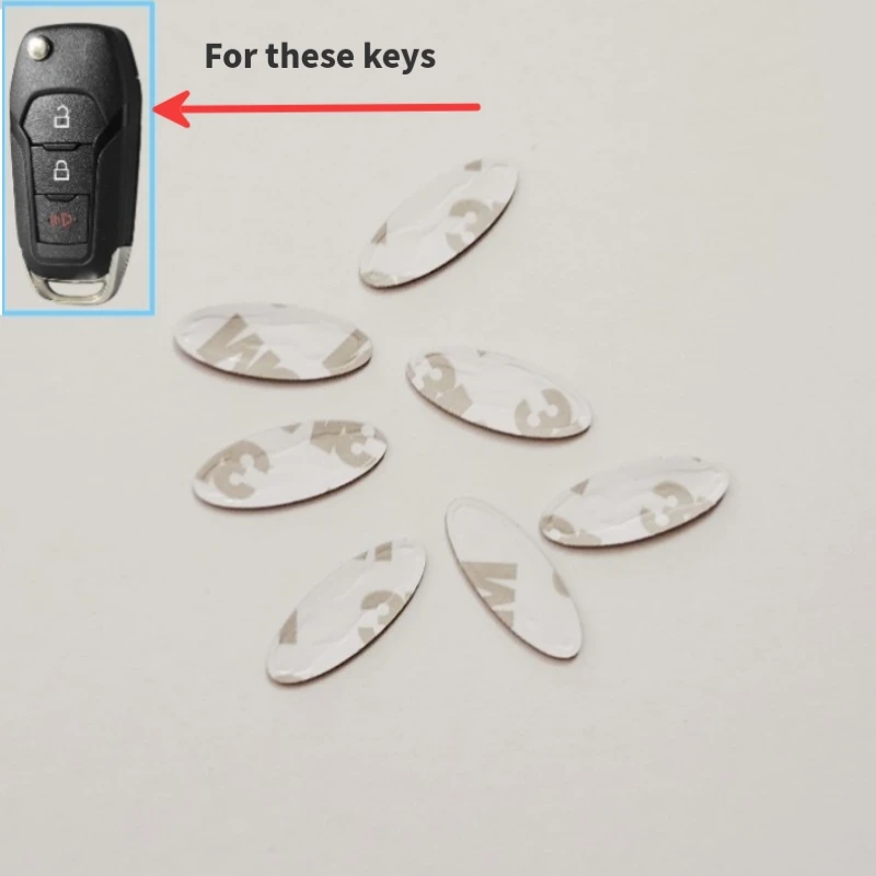 24.5*9.8mm DIY Replacement Emblem Sticker For Ford Key Fob Shell