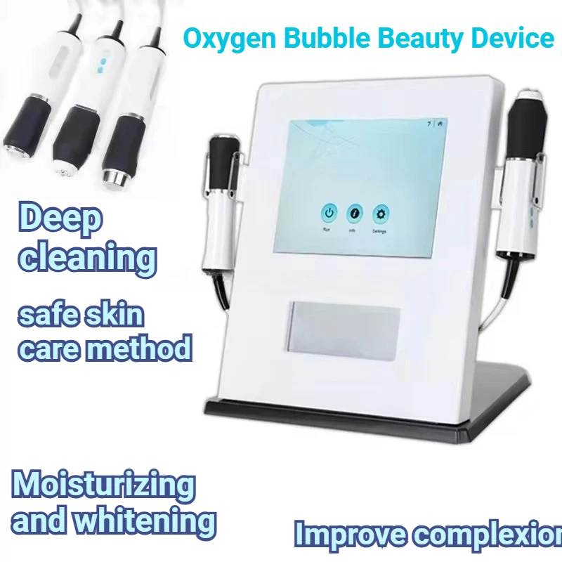 3 in 1 Bubble Oxygenation Hydra Therapy Facial Breast Massage Skin Cleaning Capsule Skin Care Machine  Tightening Spa Salon Use